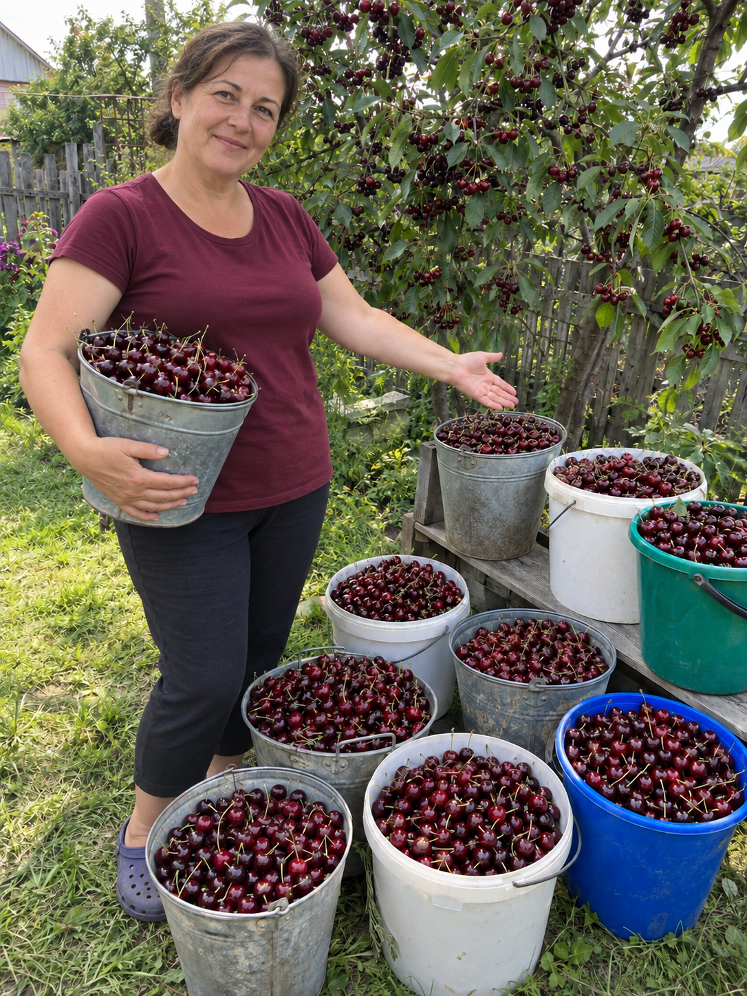 Саджанець черешні Долоня з відкритим корінням
