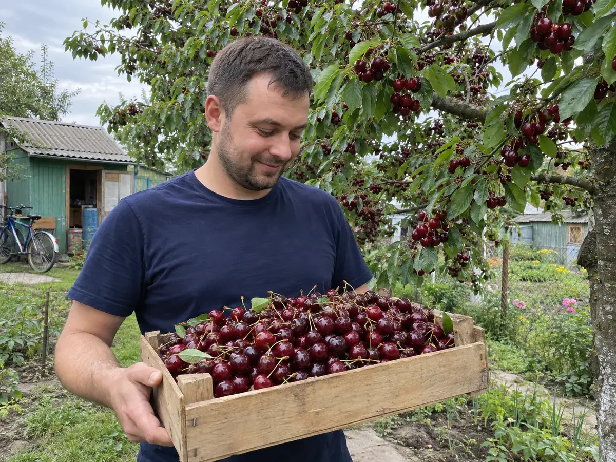 Свій запас солодкого — черешня та домашній урожай